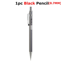 Deli Metal Mechanical Pencil for Drawing 0.5MM 0.7MM portaminas механический карандаш for School Student Art Stationery Supplies