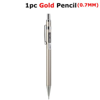 Deli Metal Mechanical Pencil for Drawing 0.5MM 0.7MM portaminas механический карандаш for School Student Art Stationery Supplies