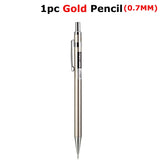 Deli Metal Mechanical Pencil for Drawing 0.5MM 0.7MM portaminas механический карандаш for School Student Art Stationery Supplies