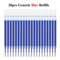 Deli Metal Rotary Gel Ink Ballpoint Pen, 0.5mm Extra Fine Bullet Rods Signature Business Smooth Writing Pens for Office School