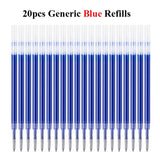 Deli Metal Rotary Gel Ink Ballpoint Pen, 0.5mm Extra Fine Bullet Rods Signature Business Smooth Writing Pens for Office School