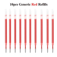 Deli Metal Rotary Gel Ink Ballpoint Pen, 0.5mm Extra Fine Bullet Rods Signature Business Smooth Writing Pens for Office School