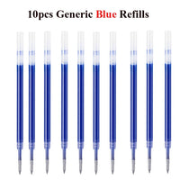 Deli Metal Rotary Gel Ink Ballpoint Pen, 0.5mm Extra Fine Bullet Rods Signature Business Smooth Writing Pens for Office School