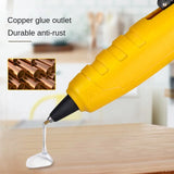 Deli Mini Hot Melt Glue Gun Tool AC Plug 10W Low Voltage Safety High Viscosity 7mm Glue Stick Household Tool DIY Power Tool