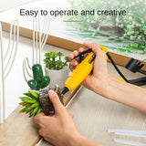 Deli Mini Hot Melt Glue Gun Tool AC Plug 10W Low Voltage Safety High Viscosity 7mm Glue Stick Household Tool DIY Power Tool