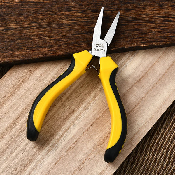Deli Mini Needle Nose Pliers Precision Wire Cutter Wire Stripping Plie –  AOOKMIYA