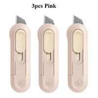 Deli Mini Utility Knife Art Knife Paper Cutter Metal Blade Student Wallpaper Knives Xiomi Small Tool For Opening Package