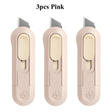 Deli Mini Utility Knife Art Knife Paper Cutter Metal Blade Student Wallpaper Knives Xiomi Small Tool For Opening Package