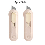 Deli Mini Utility Knife Art Knife Paper Cutter Metal Blade Student Wallpaper Knives Xiomi Small Tool For Opening Package