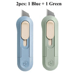 Deli Mini Utility Knife Art Knife Paper Cutter Metal Blade Student Wallpaper Knives Xiomi Small Tool For Opening Package