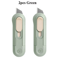 Deli Mini Utility Knife Art Knife Paper Cutter Metal Blade Student Wallpaper Knives Xiomi Small Tool For Opening Package