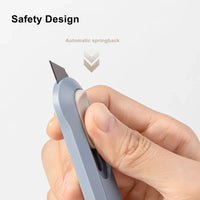 Deli Mini Utility Knife Art Knife Paper Cutter Metal Blade Student Wallpaper Knives Xiomi Small Tool For Opening Package