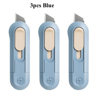 Deli Mini Utility Knife Art Knife Paper Cutter Metal Blade Student Wallpaper Knives Xiomi Small Tool For Opening Package