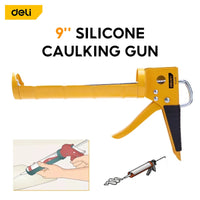 Deli Multifunction 1 Pcs Half Round Glue Gun 360 Degree Rotation High Quality Steel Fabrication Electrician Repairing Hand Tool