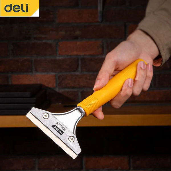 Deli Cleaning Tool Metal Scraper Spade Multifunction Floor Wall Window