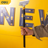 Deli New Good Quality Stainless Steel Wallpaper Paint Tiles Flooring Scraper 600 mm Remover with Blade Household Cleaning Tools