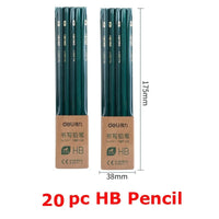 Deli Nusign 10pc/Lot Pencil Stationary Set 2B/HB Lápices أقلام رصاص Student Writing Drawing Art Sketch Wooden Pencils School