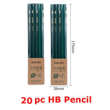 Deli Nusign 10pc/Lot Pencil Stationary Set 2B/HB Lápices أقلام رصاص Student Writing Drawing Art Sketch Wooden Pencils School