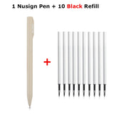 Deli Nusign Gel Pen Rotating Ballpoint Pens Pучка Caneta 0.5MM Black Ink Stylo Smooth Writing Office School Stationery