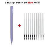 Deli Nusign Gel Pen Rotating Ballpoint Pens Pучка Caneta 0.5MM Black Ink Stylo Smooth Writing Office School Stationery