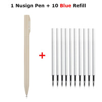 Deli Nusign Gel Pen Rotating Ballpoint Pens Pучка Caneta 0.5MM Black Ink Stylo Smooth Writing Office School Stationery