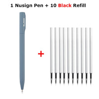 Deli Nusign Gel Pen Rotating Ballpoint Pens Pучка Caneta 0.5MM Black Ink Stylo Smooth Writing Office School Stationery