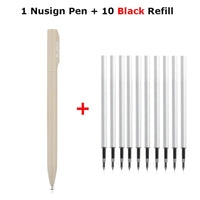 Deli Nusign Gel Pen Rotating Ballpoint Pens Pучка Caneta 0.5MM Black Ink Stylo Smooth Writing Office School Stationery