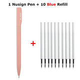 Deli Nusign Gel Pen Rotating Ballpoint Pens Pучка Caneta 0.5MM Black Ink Stylo Smooth Writing Office School Stationery