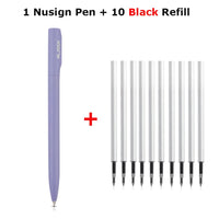 Deli Nusign Gel Pen Rotating Ballpoint Pens Pучка Caneta 0.5MM Black Ink Stylo Smooth Writing Office School Stationery