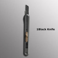 Deli Nusign Utility Knife Pocket Knife нож 9MM Blade  Paper Box Cutter Couteau Self-locking for Art Office Stationery Supplies