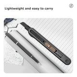 Deli Nusign Utility Knife Pocket Knife нож 9MM Blade  Paper Box Cutter Couteau Self-locking for Art Office Stationery Supplies