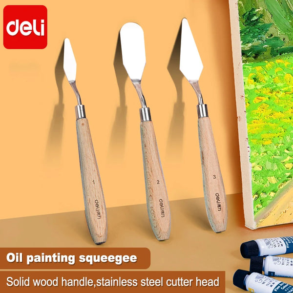 Stainless Steel Artist Oil Painting Palette Knife Spatula Paint  Professional