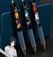 Deli Pen 2pcs Kawaii Naruto Gel Pens for School Supplies Office Accessories Cute Japanese Stationery Anime Needle Pens Kids Gift