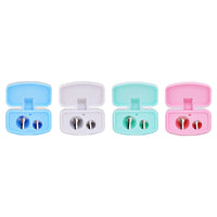 Deli Pencil Sharpener 4PCS/Lot Two Hole Touch Grip Sharpeners Cutter Kids School Supplies Stationery Student Prize