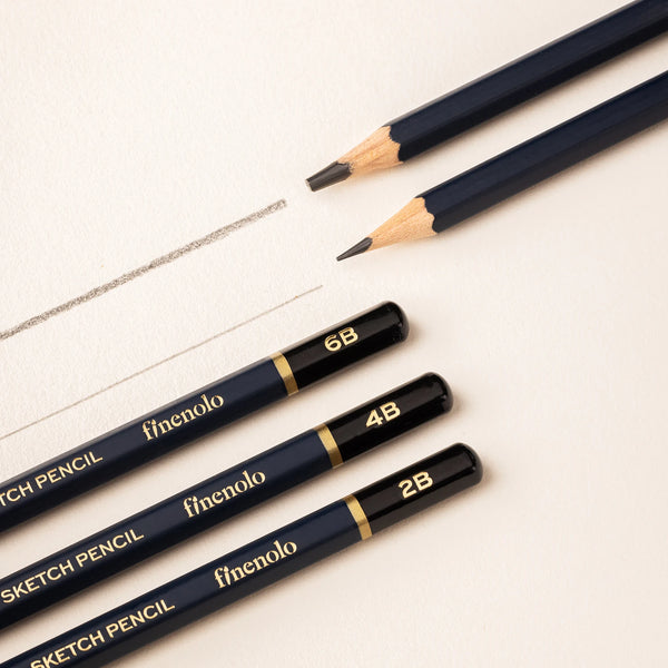 Carbon Pencil 6B, each