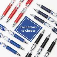 Deli Retractable Gel Pen 0.5mm Black Blue Red Gel Ink Refill Gelpen School Office Supplies Stationary Pens