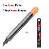 Deli Retractable Utility Knife Tools Kit Pocket Portable Unboxing Knives couteau нож канцелярия Paper Cut Handicraft Carving