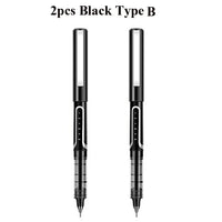 Deli RollerBall Pens, 0.5mm Fine Point Liquid Gel Ink Rolling Ball Quick Drying Gel Pen for School Office Writing