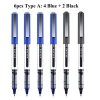 Deli RollerBall Pens, 0.5mm Fine Point Liquid Gel Ink Rolling Ball Quick Drying Gel Pen for School Office Writing