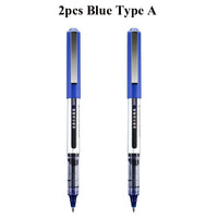 Deli RollerBall Pens, 0.5mm Fine Point Liquid Gel Ink Rolling Ball Quick Drying Gel Pen for School Office Writing