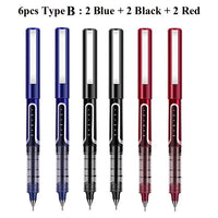 Deli RollerBall Pens, 0.5mm Fine Point Liquid Gel Ink Rolling Ball Quick Drying Gel Pen for School Office Writing