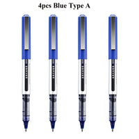 Deli RollerBall Pens, 0.5mm Fine Point Liquid Gel Ink Rolling Ball Quick Drying Gel Pen for School Office Writing