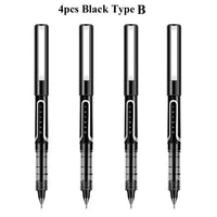 Deli RollerBall Pens, 0.5mm Fine Point Liquid Gel Ink Rolling Ball Quick Drying Gel Pen for School Office Writing