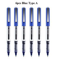 Deli RollerBall Pens, 0.5mm Fine Point Liquid Gel Ink Rolling Ball Quick Drying Gel Pen for School Office Writing