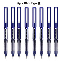 Deli RollerBall Pens, 0.5mm Fine Point Liquid Gel Ink Rolling Ball Quick Drying Gel Pen for School Office Writing