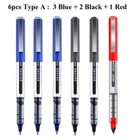 Deli Rollerball Pens, 0.5mm Liquid Ink Gel Pens,Quick Drying & Long Lasting Fine Point Pen for Writing, Journaling, Notes