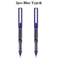 Deli Rollerball Pens, 0.5mm Liquid Ink Gel Pens,Quick Drying & Long Lasting Fine Point Pen for Writing, Journaling, Notes