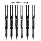 Deli Rollerball Pens, 0.5mm Liquid Ink Gel Pens,Quick Drying & Long Lasting Fine Point Pen for Writing, Journaling, Notes