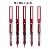 Deli Rollerball Pens, 0.5mm Liquid Ink Gel Pens,Quick Drying & Long Lasting Fine Point Pen for Writing, Journaling, Notes