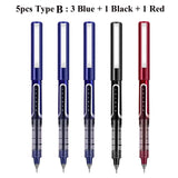 Deli Rollerball Pens, 0.5mm Liquid Ink Gel Pens,Quick Drying & Long Lasting Fine Point Pen for Writing, Journaling, Notes